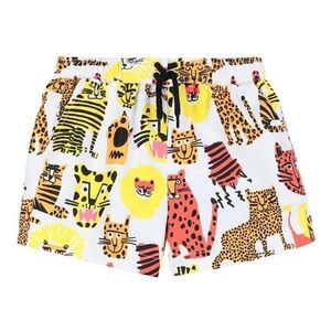 STELLA MCCARTNEY KIDS STELLA MCCARTNEY BABY WILD CATS PRINT SWIM TRUNKS - 2yrs